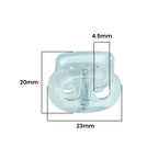 Rectangle Slim Cord Stoppers Lock Toggles