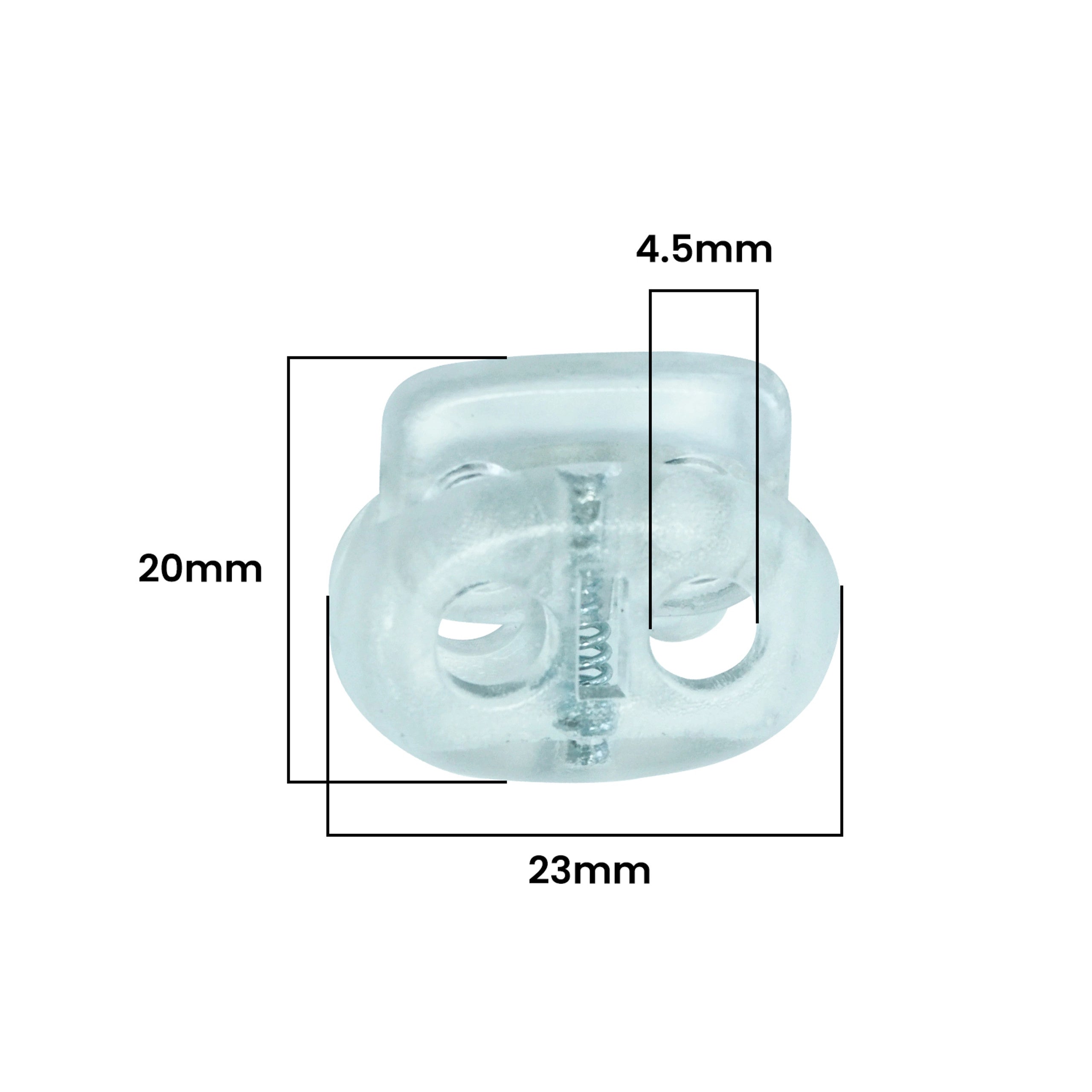 Rectangle Slim Cord Stoppers Lock Toggles