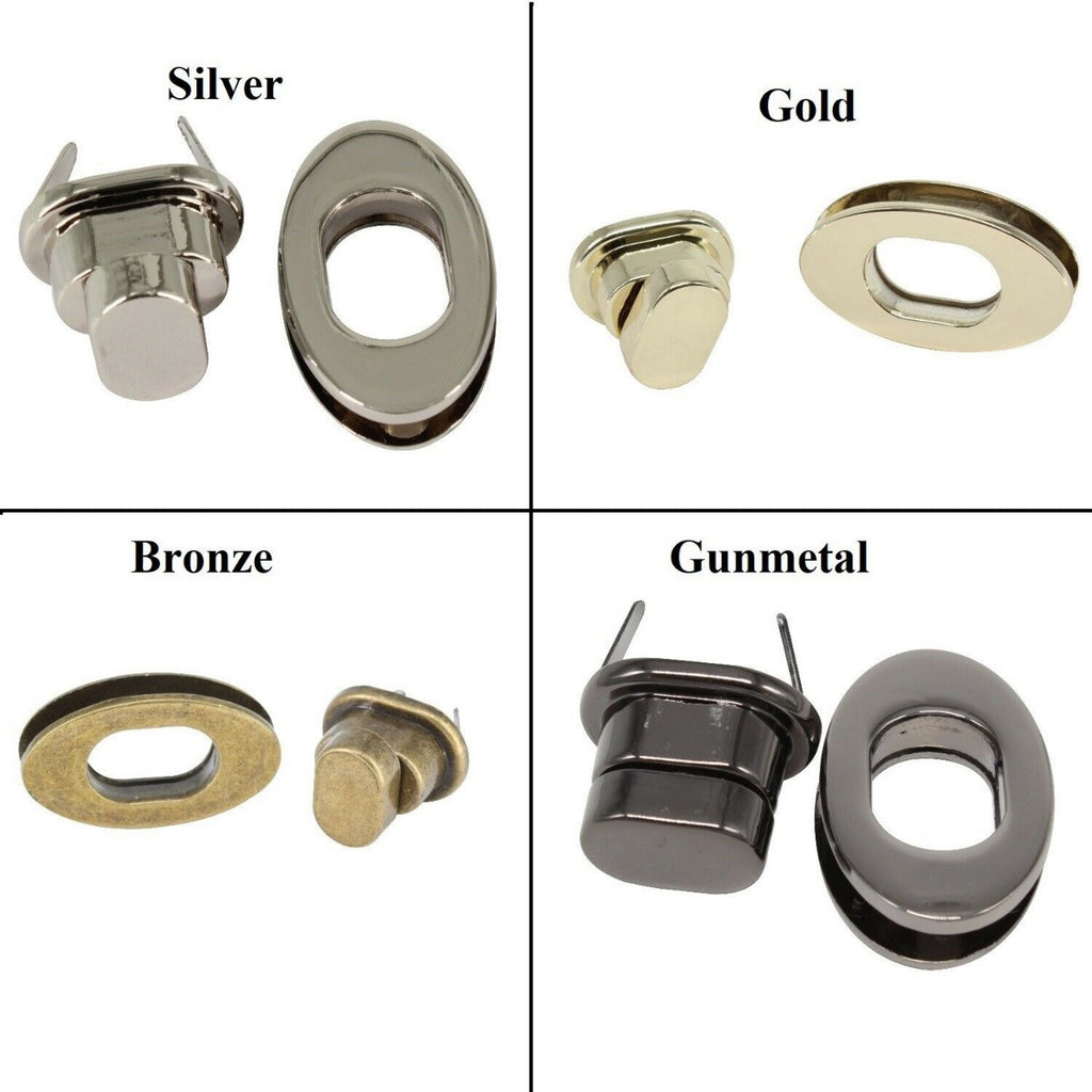 15mm Oval Twist and Turn Clasp - (Pack of 1)