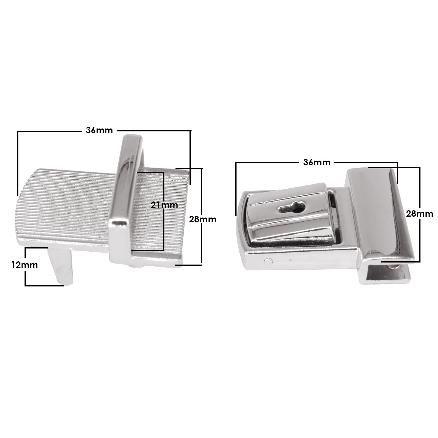 36mm x 28mm Tuck Lock Clasp