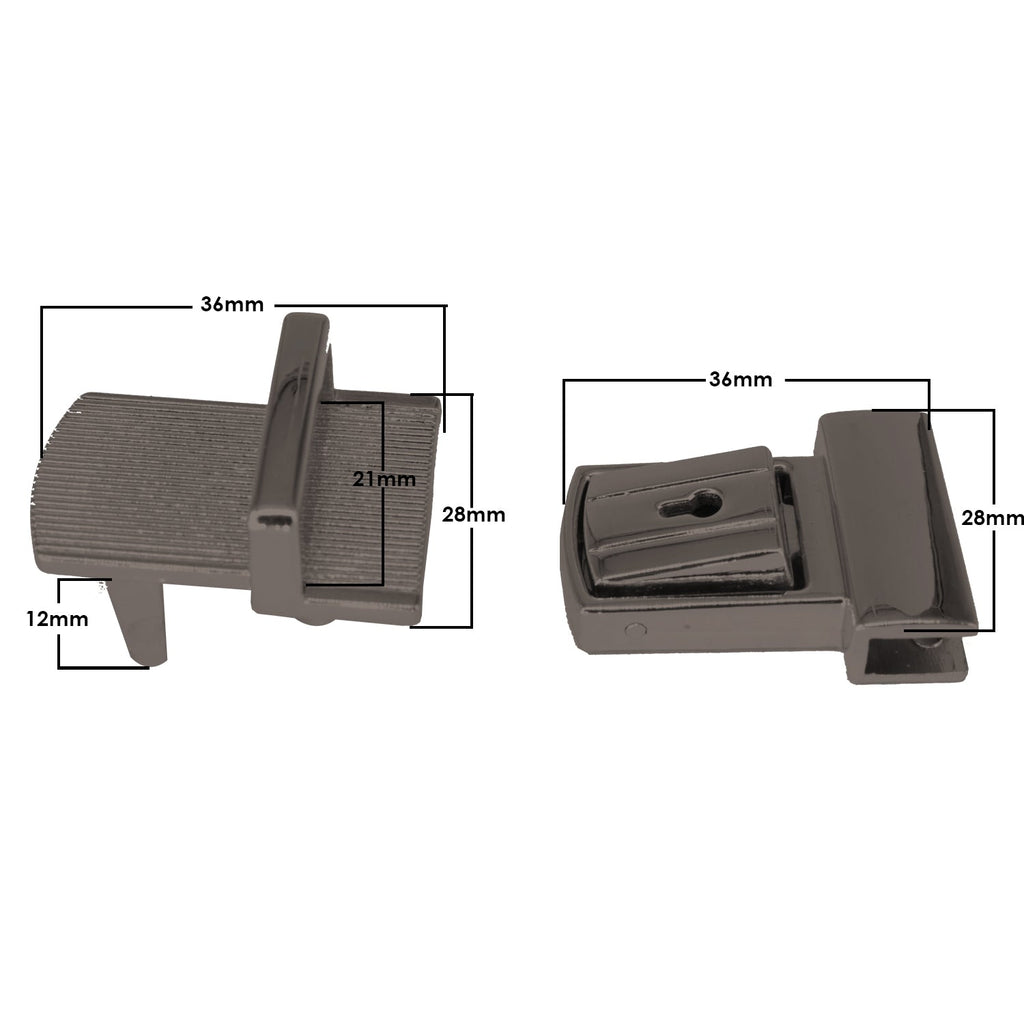 36mm x 28mm Tuck Lock Clasp