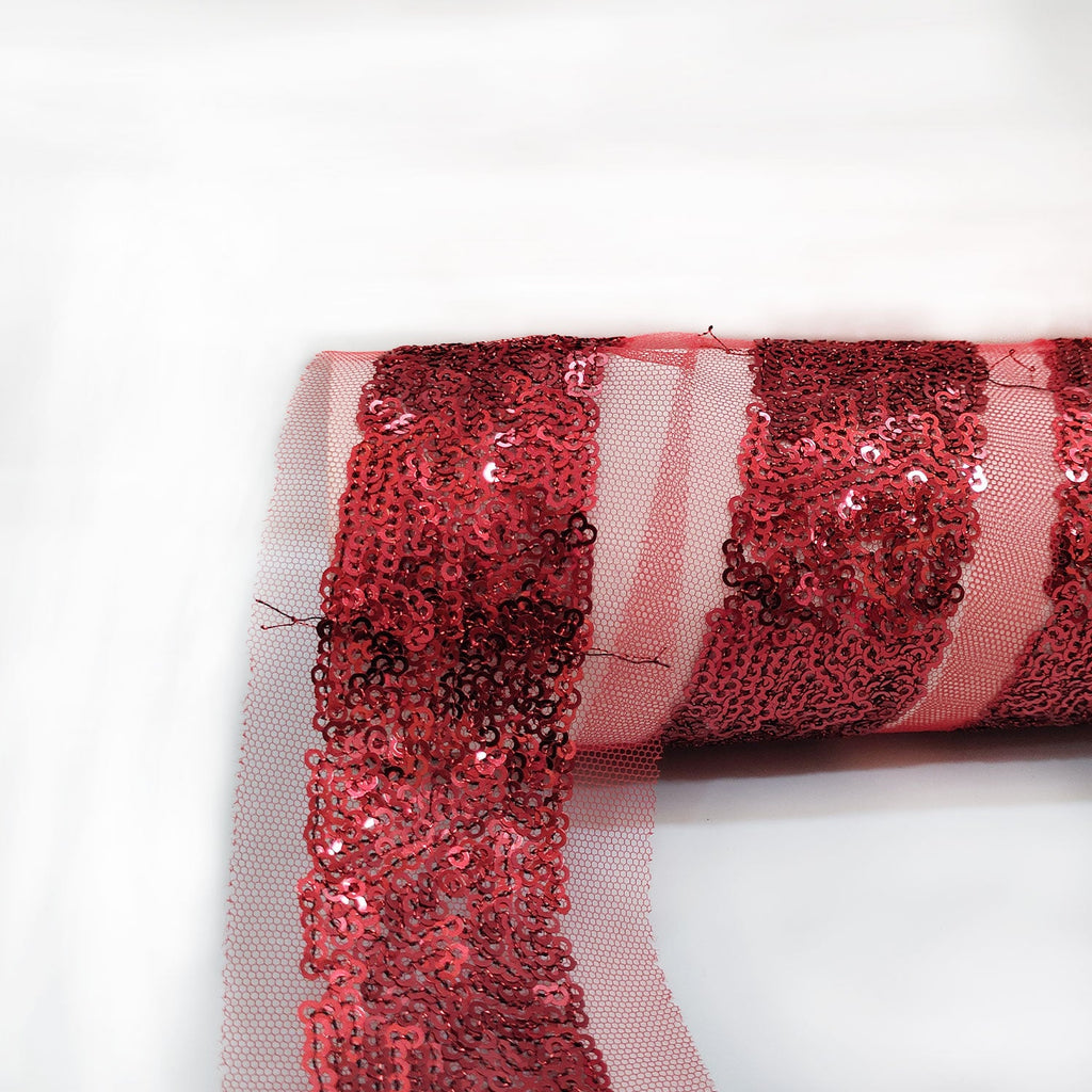 55mm Wide Indian Sequin Lace - 4 Metres