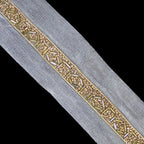 52mm Wide Indian Piping & Round Beaded Lace - 4M