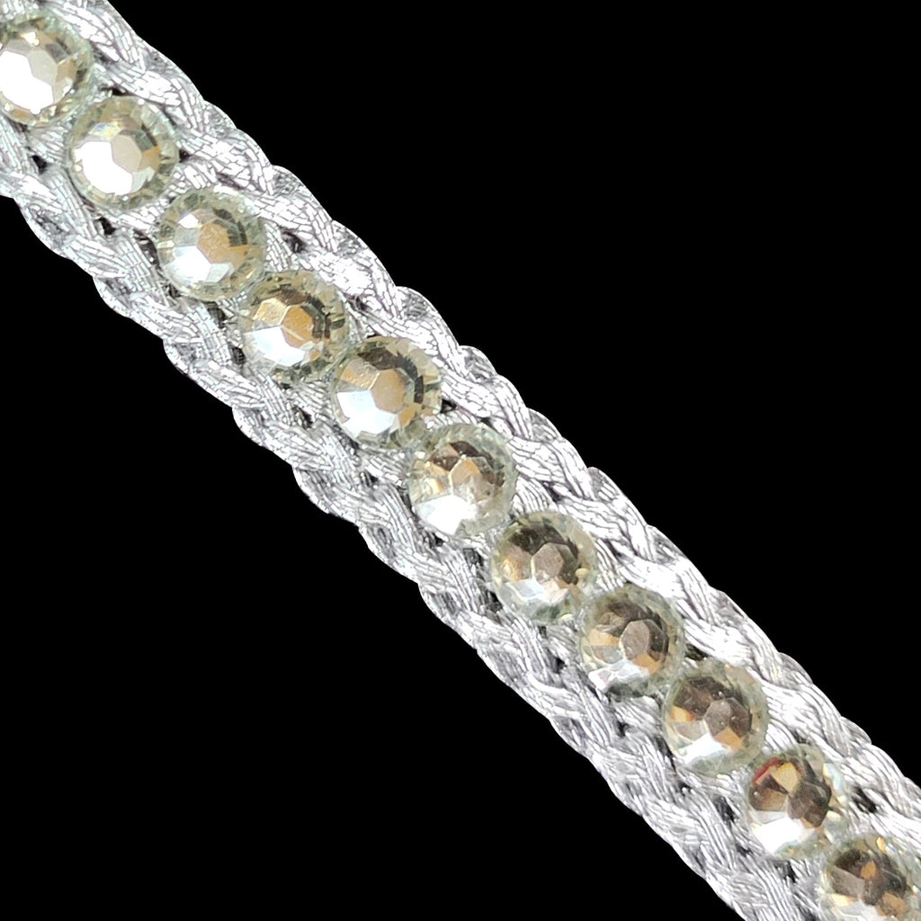 9mm Wide Indian Round Kundan Lace - 4M