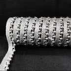 12.5mm Wide Round Pearl lace - 4M