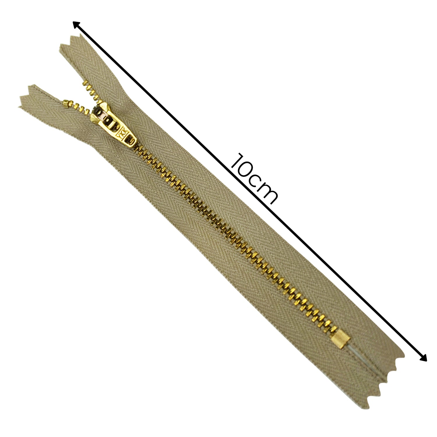 YKK Brass Closed-End Jeans Zip