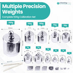 Precision Stainless Steel Calibration Weights Set