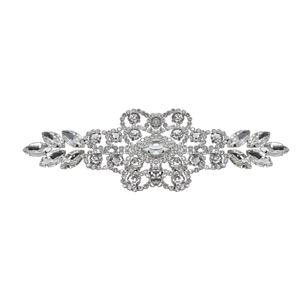 Sew-On Diamante Motif - 65 - Silver