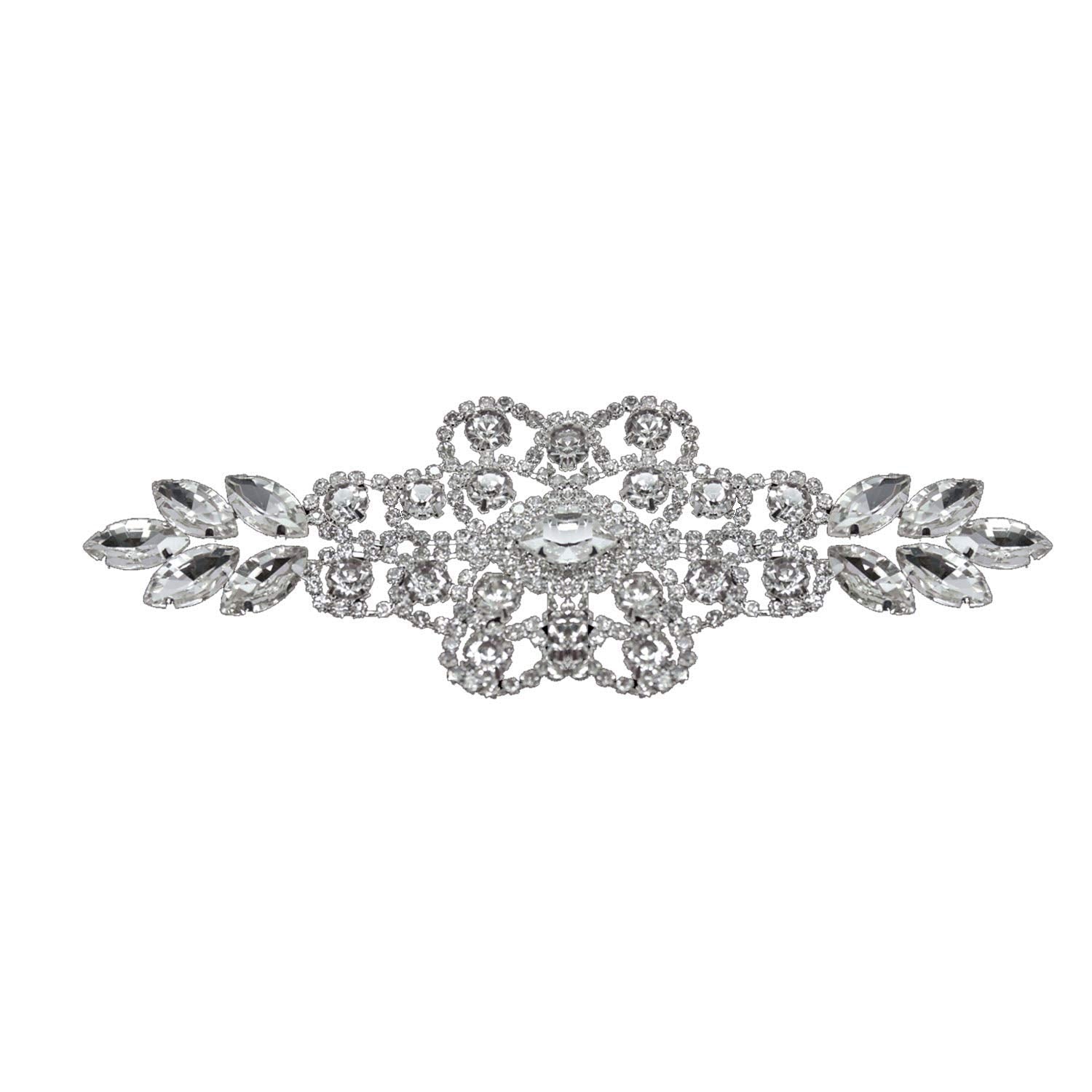 Sew-On Diamante Motif - 65 - Silver
