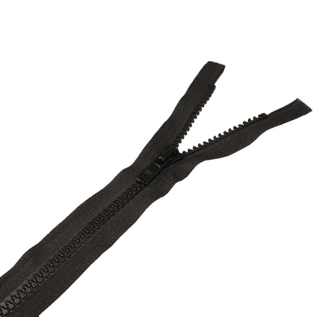 YKK Plastic Two-Way Open-End VISLON Zip, Black - 26" / 66cm