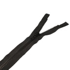 YKK Plastic Two-Way Open-End VISLON Zip, Black - 26" / 66cm