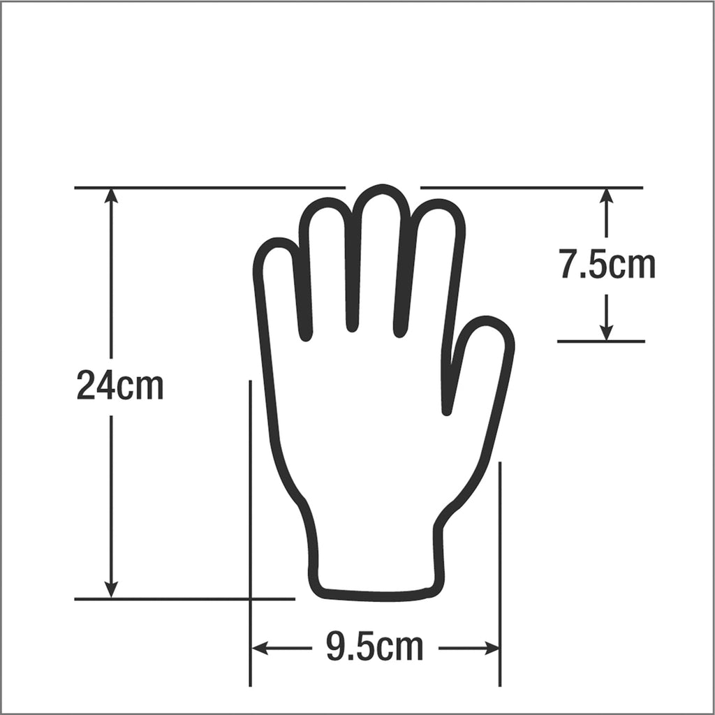 Amtech N2351 Latex Palm Coated Builders Gloves
