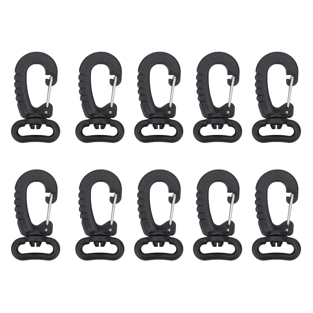 KAM Webbing Plastic Swivel Snap Hook (Pack of 10)