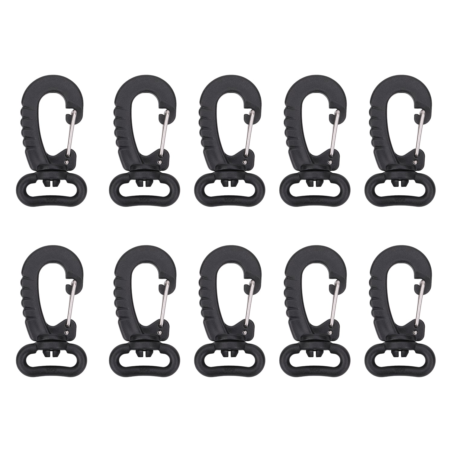 KAM Webbing Plastic Swivel Snap Hook (Pack of 10)
