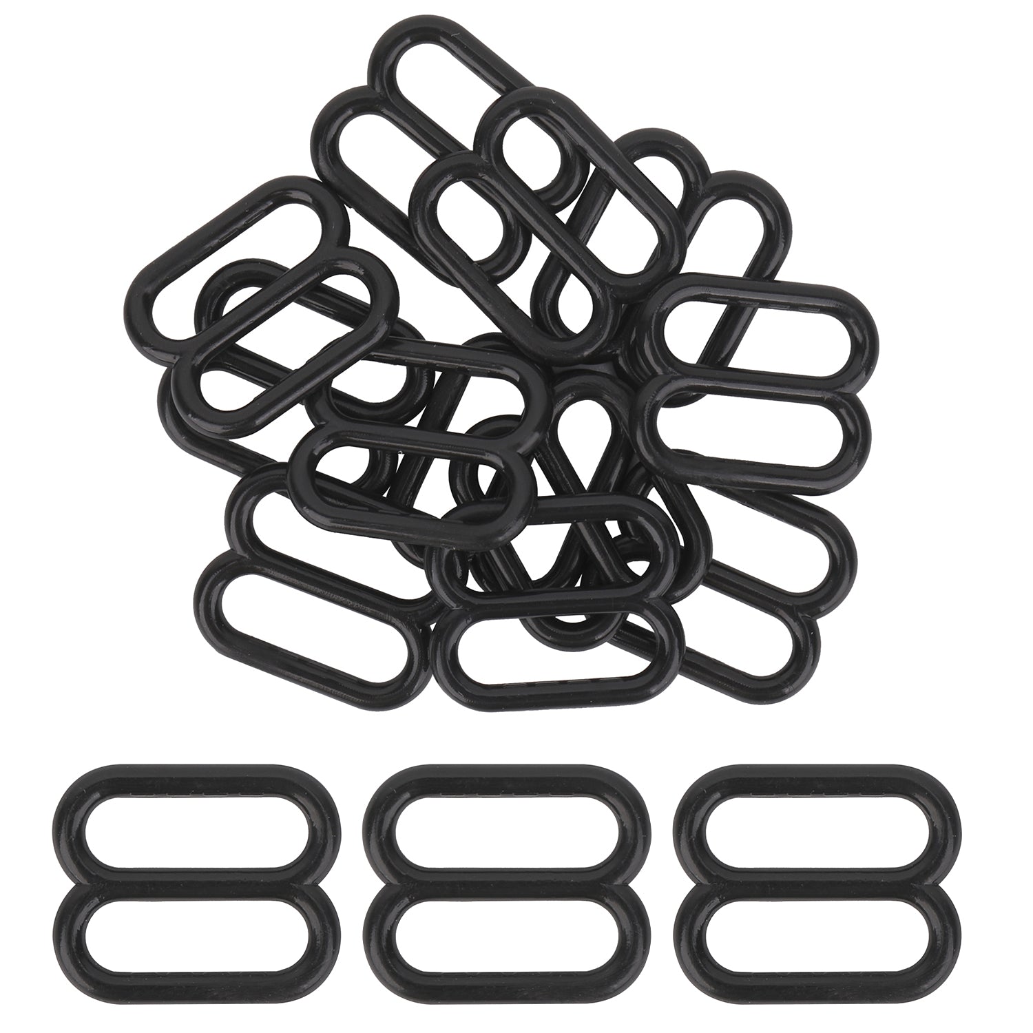 KAM Plastic Bra Strap Adjuster Buckles (Pack of 10)