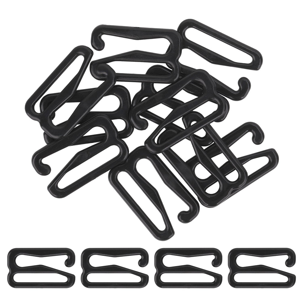 KAM Tri-Glide Slider Buckle Bra Hooks (Pack of 10)