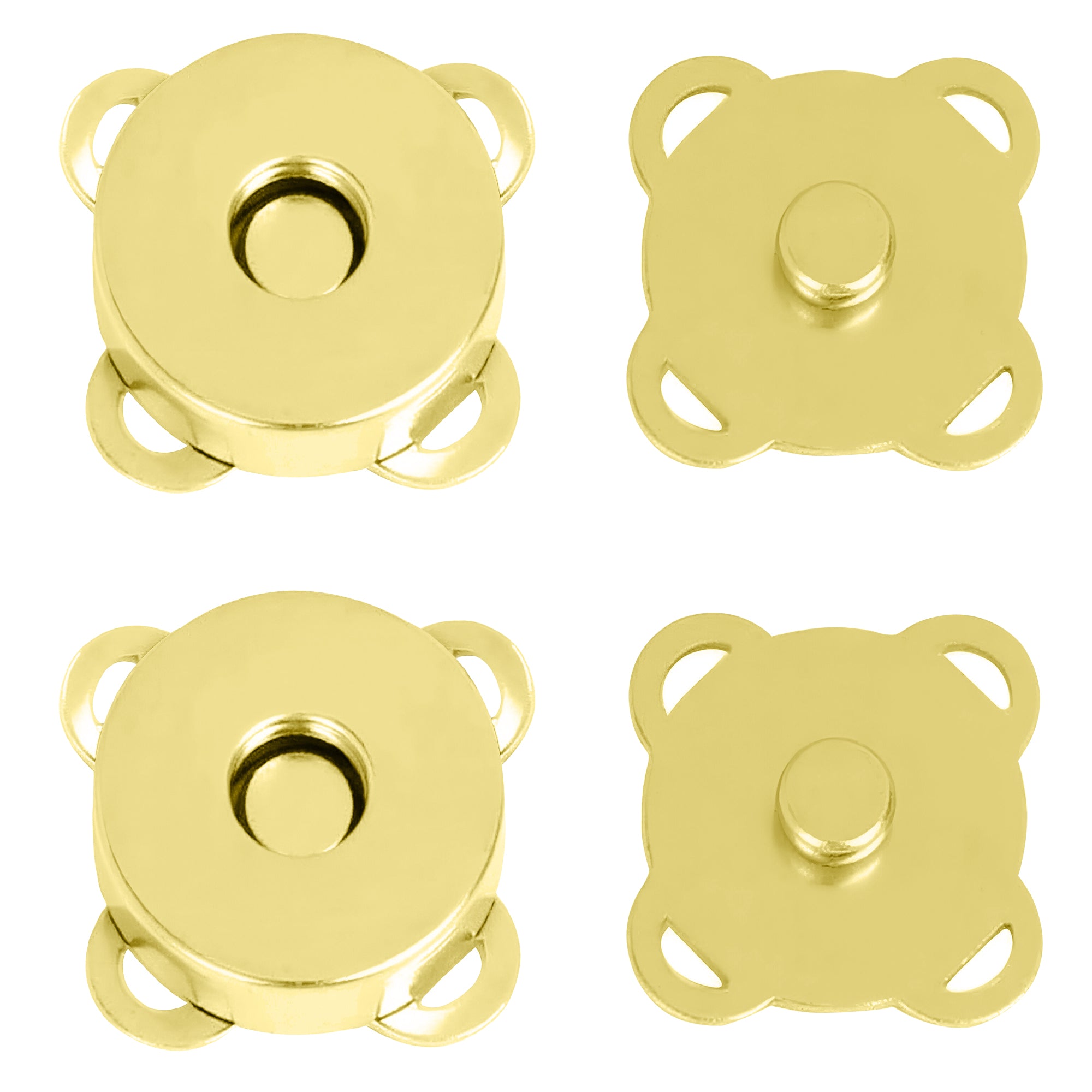 Sew-on Magnetic Snap Fastener Metal Clasps