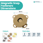 Sew-on Magnetic Clasps