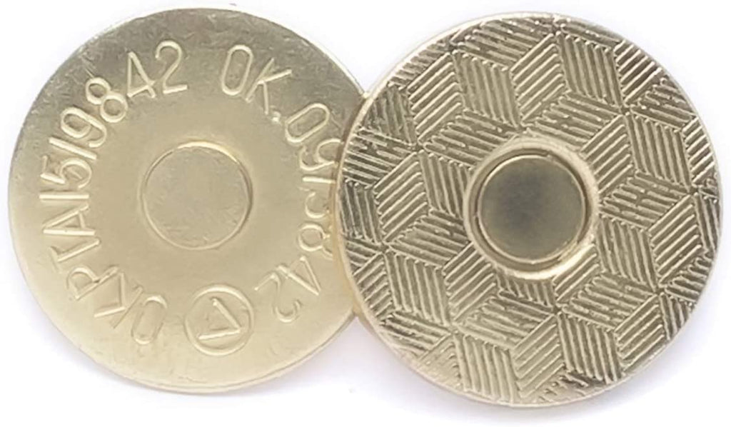 Magnetic Clasp Snap Fastener Button Double Rivet Closures