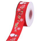25mm Double Sided Ribbon - Christmas Themed