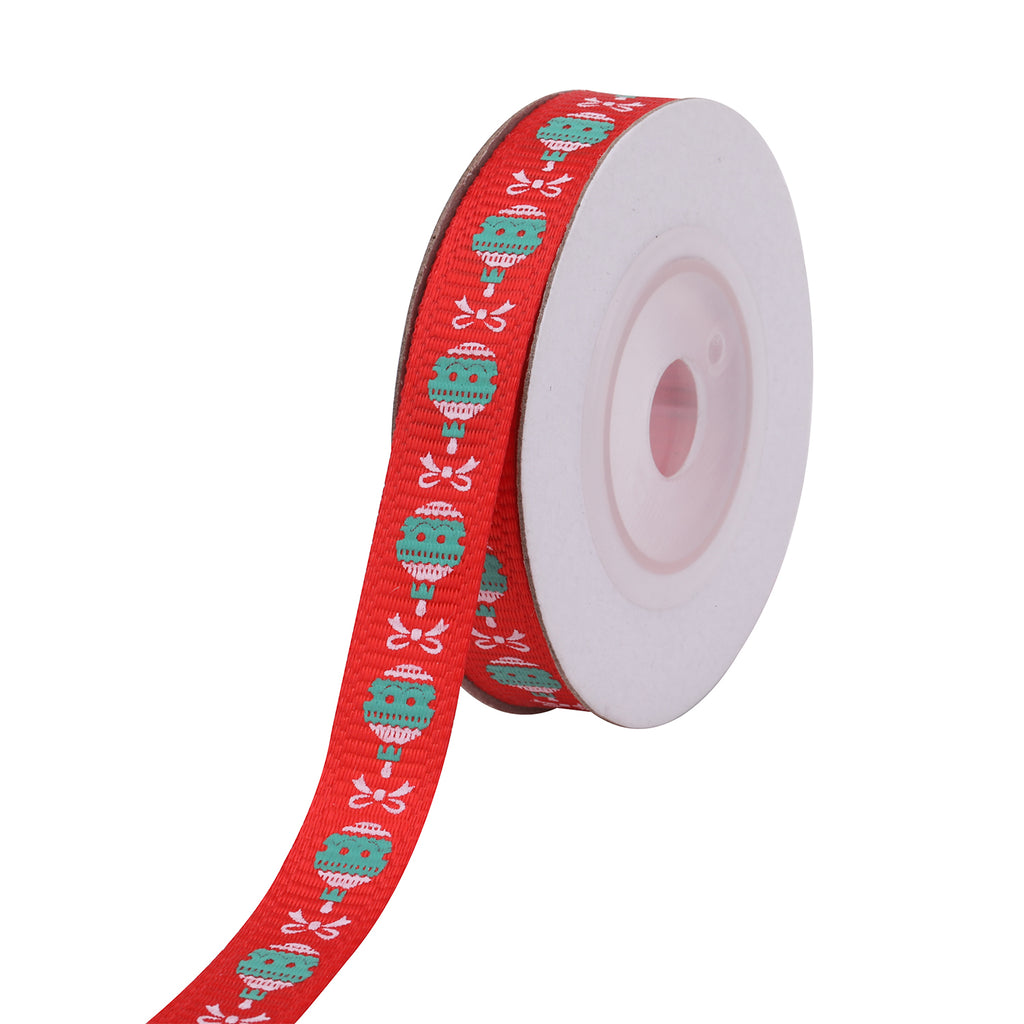 10mm Ribbon - Christmas Trees