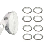 40mm Plastic Curtain Eyelets With Curtain Tape