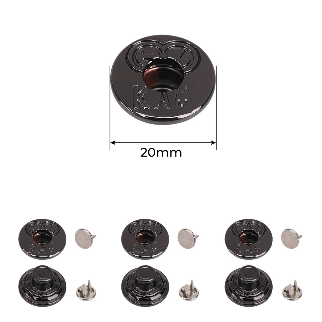 17mm & 20mm KAM Jeans Buttons