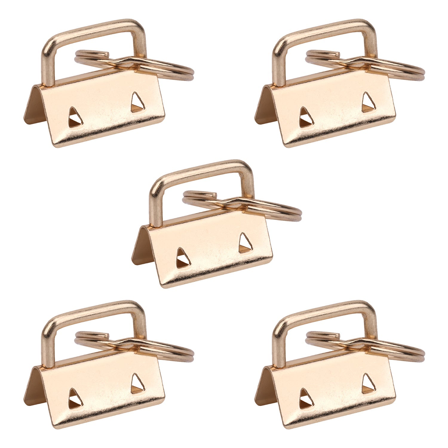 25mm Wrist Key Chain with Split Rings (Pack of 5)