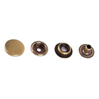 4-Part Brass Press Studs - Large