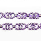 Rhinestone Lace - Purple