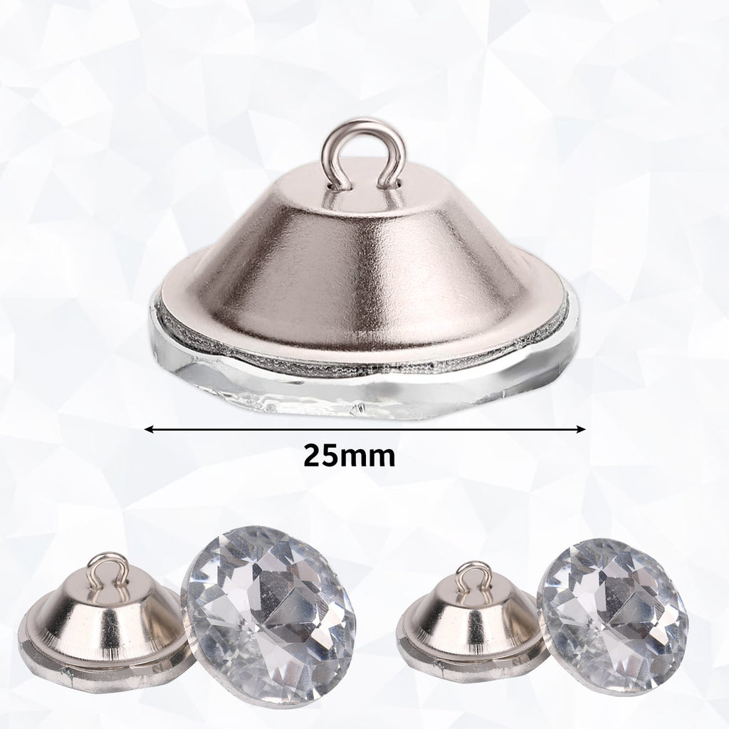Faux Crystal Sew-On Buttons