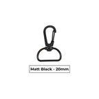 20mm Lobster Clasp Snap Hook with D-Ring (Pack of 1)