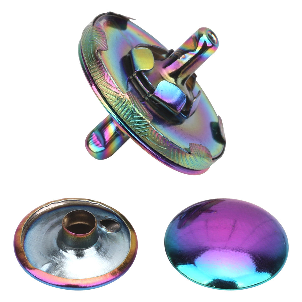 Magnetic Clasp Snap Fastener Button Double Rivet Closures