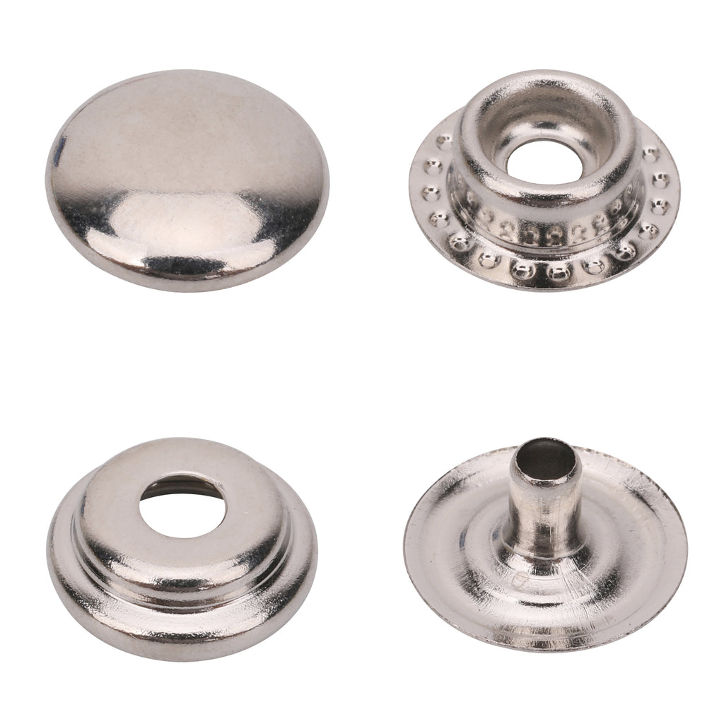 4-Part Iron Press Studs (Large) - 10 Sets