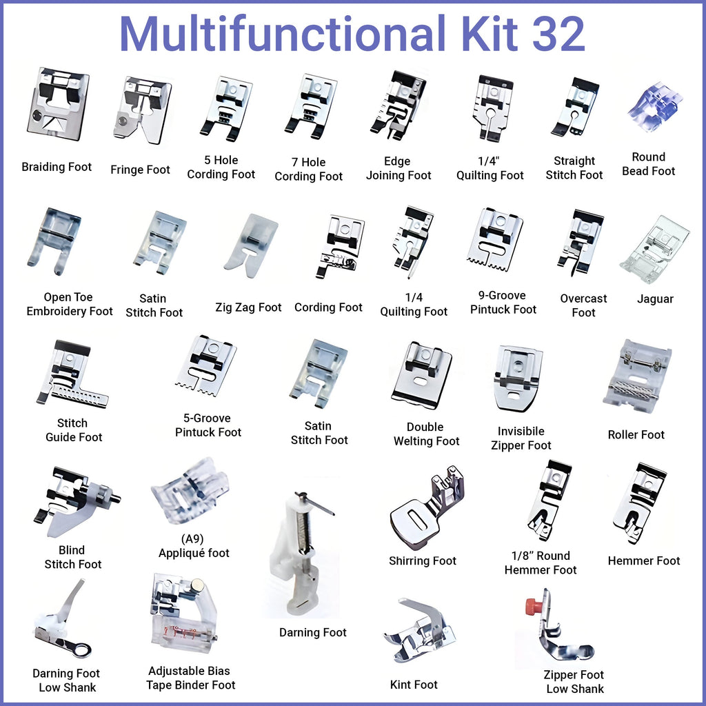 Sewing Machine Presser Feet Set