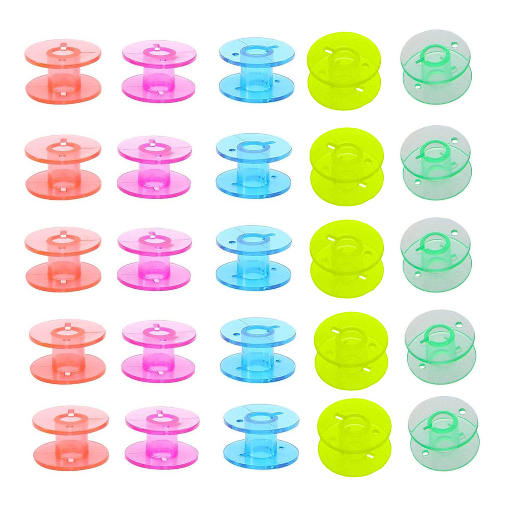 25Pcs Plastic Bobbins