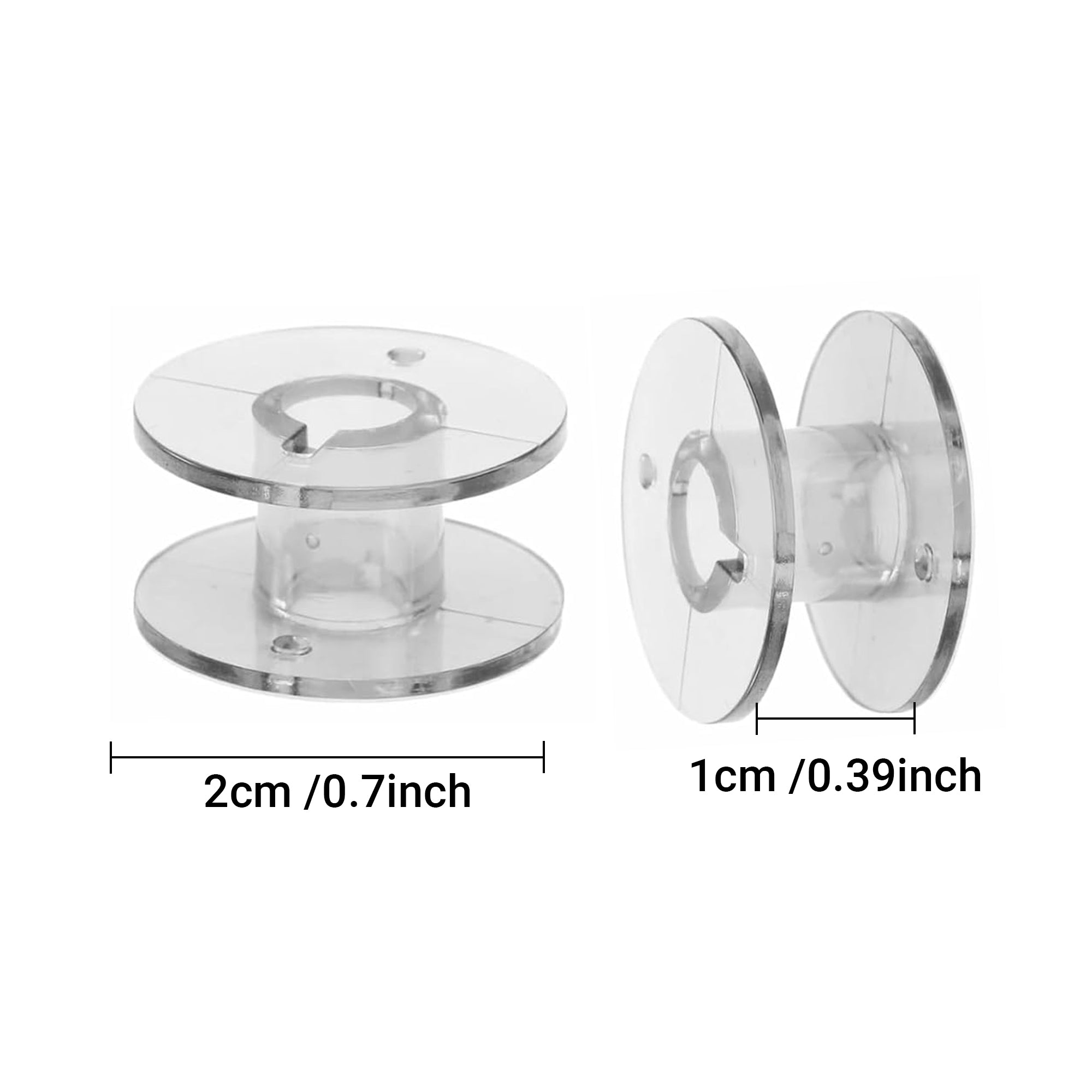 25Pcs Plastic Bobbins