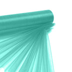 25m x 29cm Organza Sheer Roll - Aqua Green