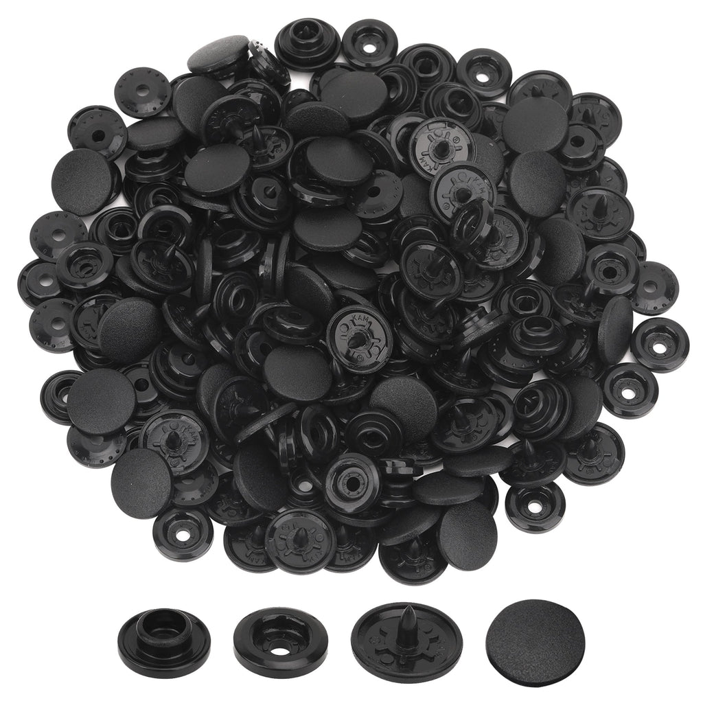 Genuine Kam Snap Buttons Black & White