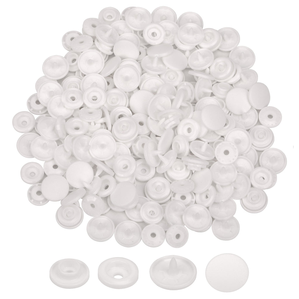 Genuine Kam Snap Buttons Black & White