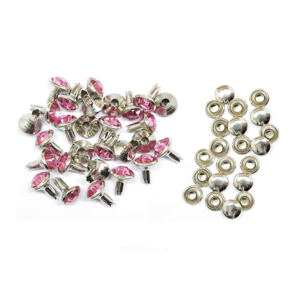 8mm Diamante Rivets (Pack of 10)