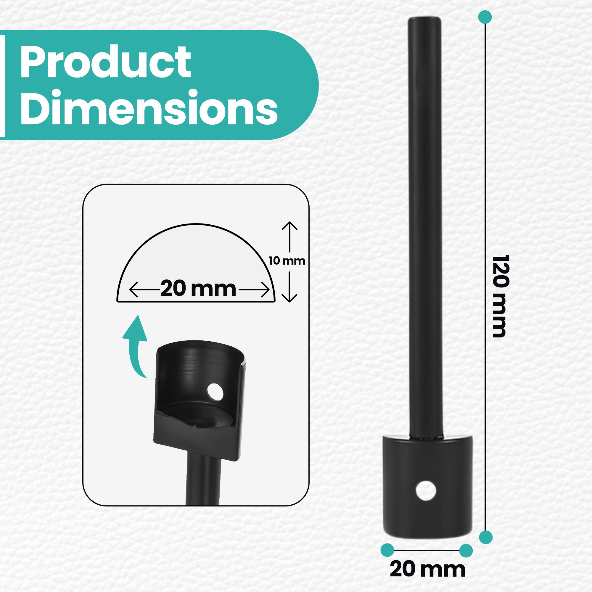 Half-Round Leather Punch Tool (15mm - 45mm)