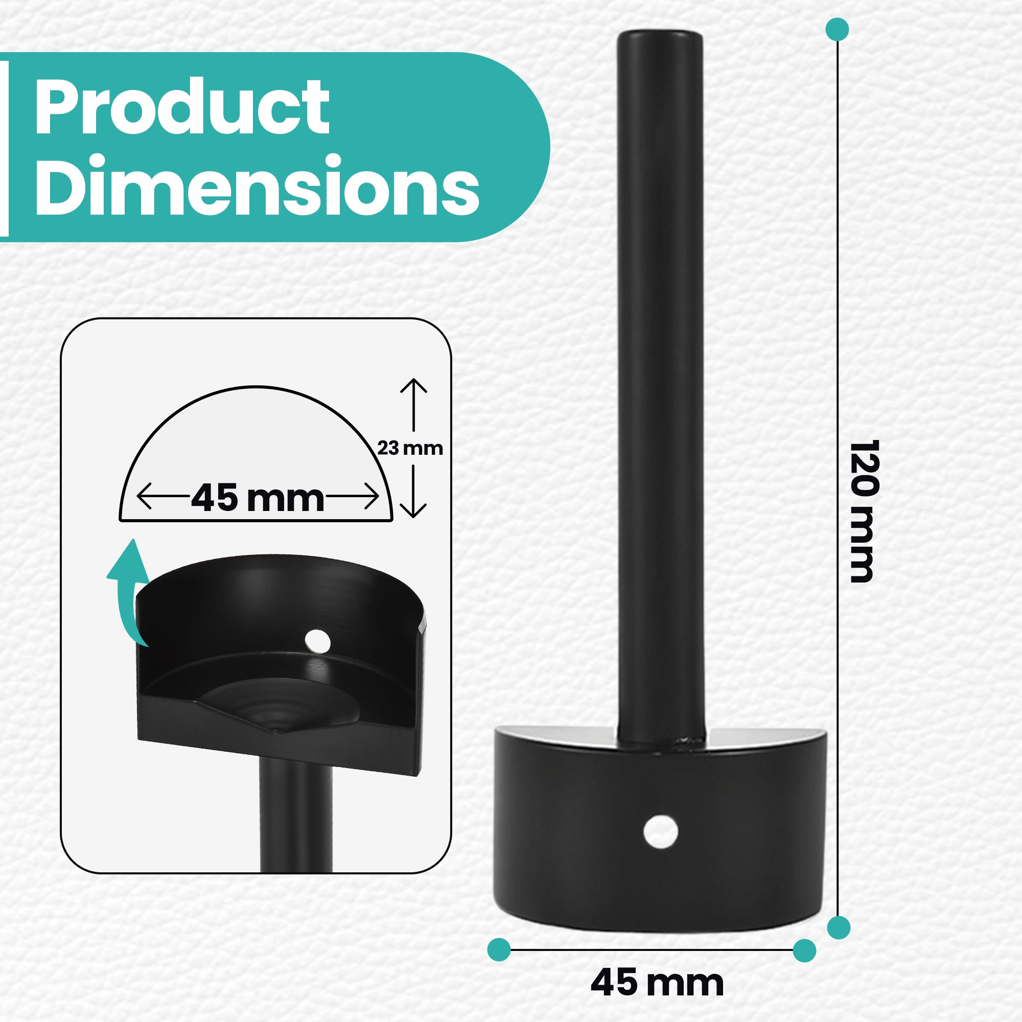 Half-Round Leather Punch Tool (15mm - 45mm)