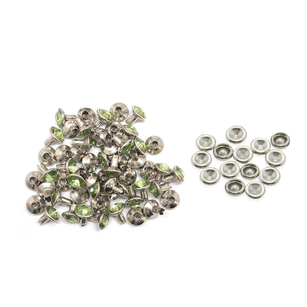 8mm Diamante Rivets (Pack of 10)