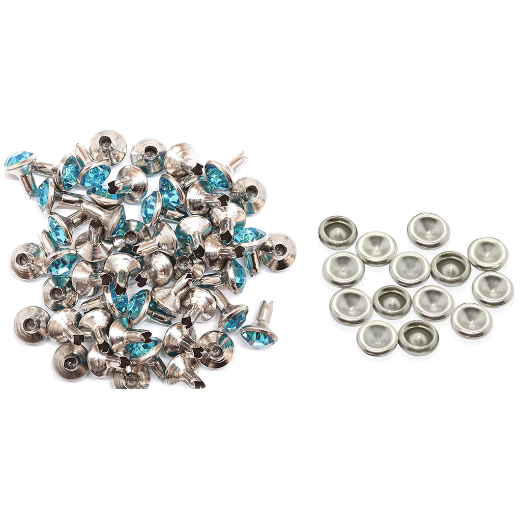 8mm Diamante Rivets (Pack of 10)