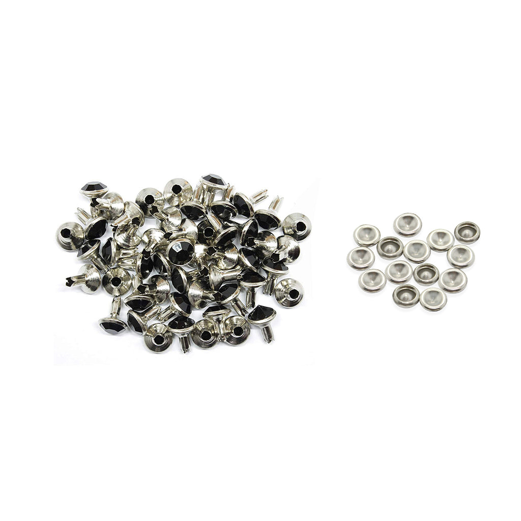 8mm Diamante Rivets (Pack of 10)