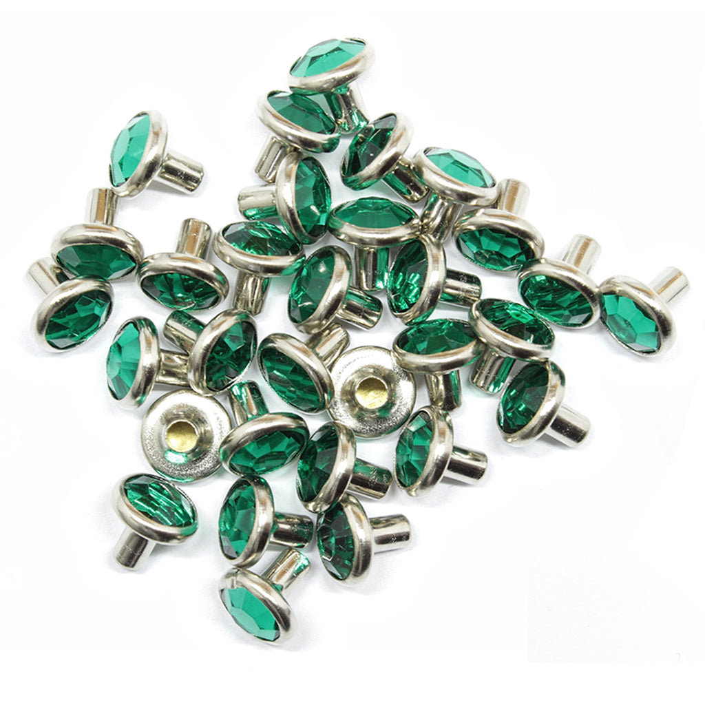 8mm Diamante Rivets (Pack of 10)