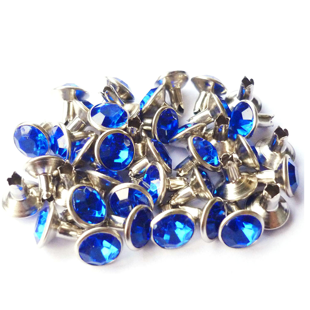 8mm Diamante Rivets (Pack of 10)