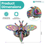 Bee-Shaped Twist Turn Lock for Bags