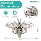 Bee-Shaped Twist Turn Lock for Bags